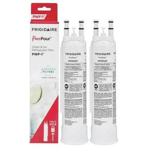 2 Pack NEW Frigidaire PWF-1 FPPWFU01 Refrigerator PurePour Water &Ice Filter - Picture 1 of 4