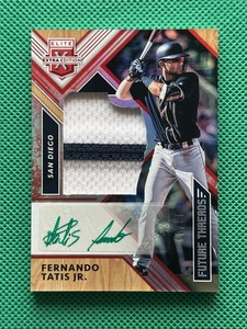2018 Elite Extra Edition Future Threads Fernando Tatis Jr. Patch AUTO /49 - Picture 1 of 3