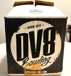 DV8 "JUST BLACK" 16LB. BOWLING BALL 'NEW" - Picture 1 of 7