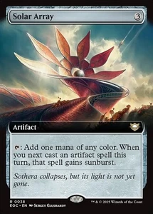 Solar Array x1 1x Extended Art Edge of Eternities EOC NM MTG - Picture 1 of 1