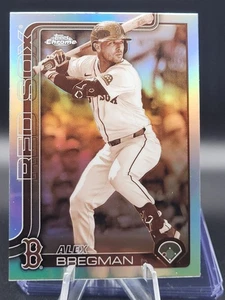 2025 Topps Chrome Baseball #247 Alex Bregman Sepia Refractor Boston Redsox - Picture 1 of 2