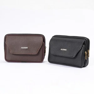 Bolso de cintura para hombre Bolsas para teléfono celular para hombre Bolsa pequeña para viaje Cartera con cremallera - Imagen 1 de 12