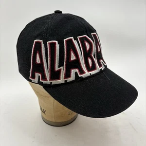 Vintage The Game Alabama Crimson Tide Spellout Black SnapBack Hat - Picture 1 of 8