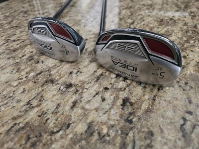 2 Adams Idea a3 Hybrid 4 & 5 Irons w/Grafalloy ProLaunch Red Stiff-Flex Graphite - Image 1 of 4