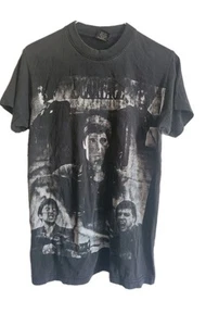 Mens Small-SCARFACE AL PACINO Ganster All Over Print T Shirt Blk - Picture 1 of 6