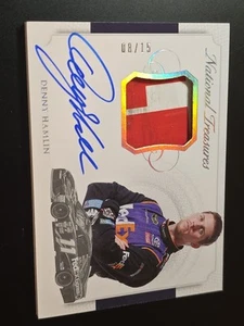 2016-17 Panini Denny Hamlin National Treasure Auto 08/15 Relic - Picture 1 of 3