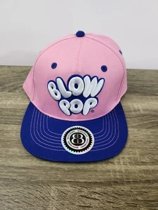 Brisco Brands Dijes Blow Pop Sucker Rosa Azul Ajustable Snapback Gorra Sombrero NUEVO - Imagen 1 de 4