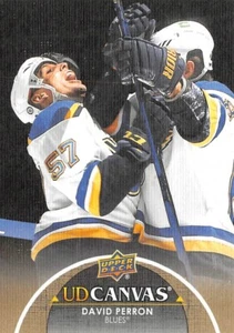 2021-22 Upper Deck Canvas #C69 David Perron - Picture 1 of 2