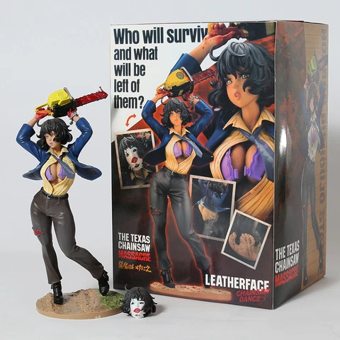 Texas Chainsaw Massacre Leatherface Action Toys Horror Bishoujo PVC Model Toy Cover