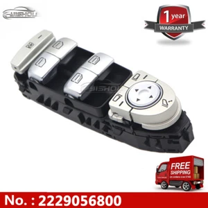 2229056800 Front Left Master Power Window Switch For Mercedes Benz C300 C400 C63 - Foto 1 di 11
