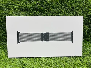 Correa Apple Watch 49mm Negra Titanio Lazo Milanés L Grande 100% Original - Imagen 1 de 5
