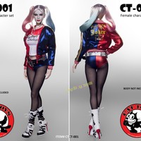 CAT TOYS CT-001 1/6 Harley Quinn Suicide Squad Full Action Figure Model In Stock