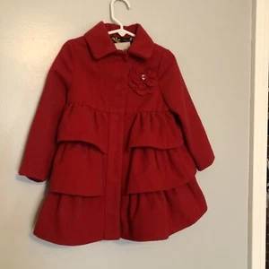 CAPPOTTO CHEROKEE 2T ROSSO FODERATO PEA CON VOLANT A FIORI/STRATI - Foto 1 di 6