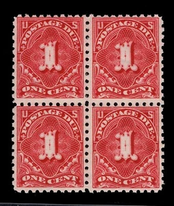 MOMEN: US STAMPS # J52 BLOCK POSTAGE DUE MINT OG NH LOT #85667* - Picture 1 of 2