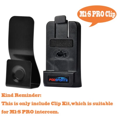 Helmet Bracket Clip Mount For M1-S Pro Motorcycle Bluetooth Headset Intercom - Image 1 of 2