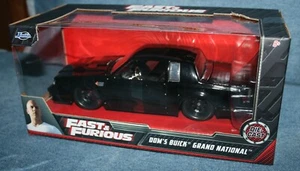 JADA 1:24 Fast & Furious DOM'S BUCIK GRAND NATIONAL Black Diecast Vehicle MIP - Picture 1 of 7