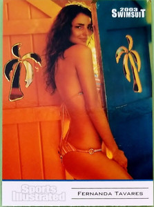 2003 SPORTS ILLUSTRATED SWIMSUIT - VERY SEXY Trading Card #43 - FERNANDA TAVARES
