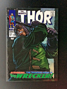 2018 Marvel Masterpieces - Wrecker #WI-5 - WHAT IF?  0046/1499