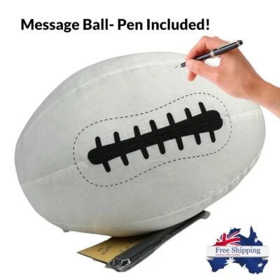 Congratulation Graduation Ball Message & Signature Football with Autograph Pen - image 1 of 4