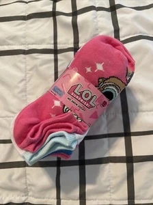 L.O.L. Suprise! Girl's 12 Pair Set No Show Socks - Picture 1 of 4
