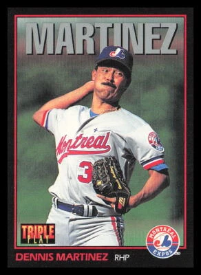 Dennis Martinez 1993 Triple Play #74  Montreal Expos - Image 1 of 2