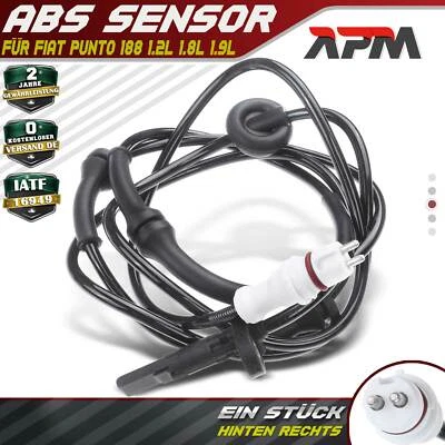 Sensor ABS Velocidad Trasero Derecha para Fiat Punto 188 1.2L 1.8L 1.9L 46531417 - Imagen 1 de 4