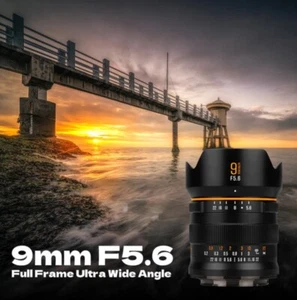 New Brightin Star 9mm f5.6 Super Wide Full Frame Lens Sony E Canon RF Nikon Z - Picture 1 of 7