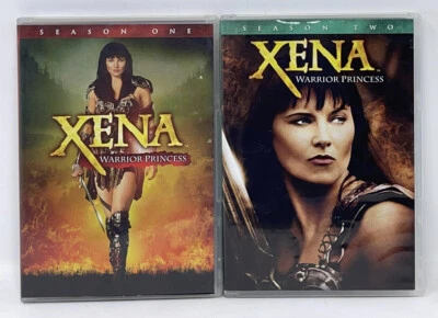 XENA WARRIOR PRINCESS — SERIES DVD LOT ~ SEASONS 1 & 2 FIRST SECOND LUCY LAWLESS - Imagem 1 de 4