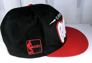 Chicago Bulls Hat Hardwood Classics Cap Snap Back Black Red NBA Basketball Logo - Picture 1 of 7
