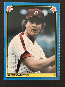 Steve Carlton 1983 Fleer #176 Sticker  - FREE SHIPPING!