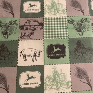 John Deere Cotton Fat Quarter 18”x22” New - Picture 1 of 2
