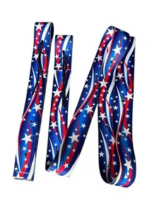 Stars Patriotic cinch strap set off billet and latigo - Picture 1 of 9