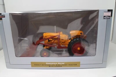 1:16 Minneapolis Moline 445 Wide Front Tractor w/ New Idea Loader - SCT745 - Image 1 of 2