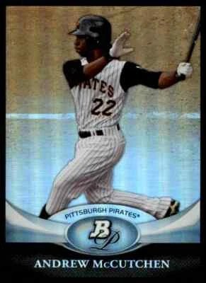 2011 Bowman Platinum Gold Andrew McCutchen Pirates #79 10=Fs - Image 1 of 2