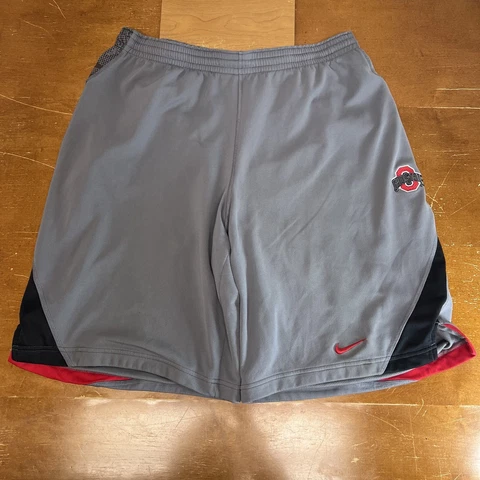 Ohio State Buckeyes Shorts Mens Extra Large Gray Dri Fit Mamba Nike Cover