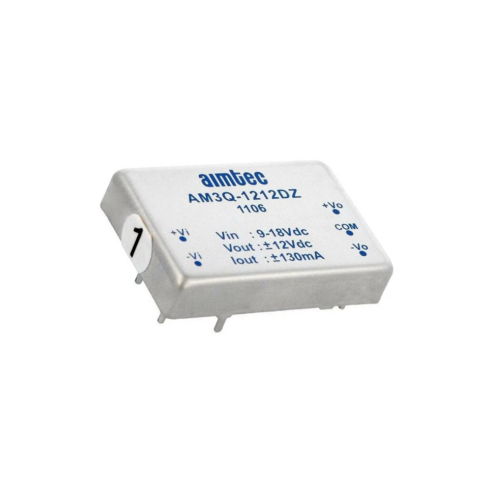 AM3Q-1212DZ Converter: DC/DC 3W UEing: 9-18V Output: 12VDC UAusg2: -12VDC 16g... - Image 1 of 1