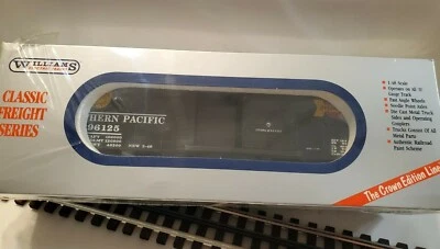 WILLIAMS O SCALE SOUTHERN PACIFIC BLACK BOX CAR WAL 39 - Image 1 of 4