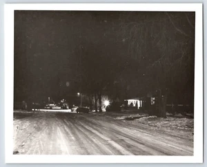 Nieve en el Medio Oeste en la década de 1960 - Foto original de 5""x4 - Imagen 1 de 1