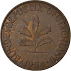 [#820688] Coin, GERMANY - FEDERAL REPUBLIC, 2 Pfennig, 1958, Karlsruhe, EF(40-45