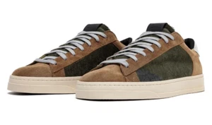 P448 Jack Men's Suede & Velvet Low Top Sneaker Shoes Size 43 / US 10 - Picture 1 of 5