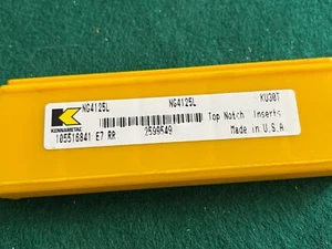 Set of 5 Kennametal Carbide Inserts NG4125L   Grade KU30T USA - Picture 1 of 4