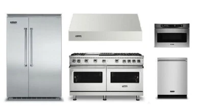 Viking Professional Package with 60" Gas Range and 48" Built In Refrigerator - Image 1 of 4