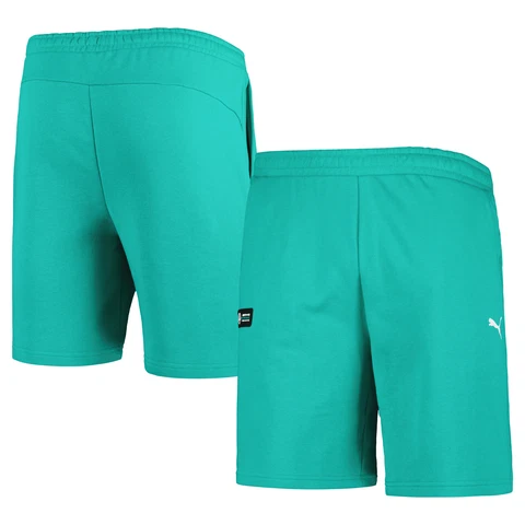 Men's Puma Turquoise Mercedes-AMG Petronas F1 Team Essential Shorts Cover