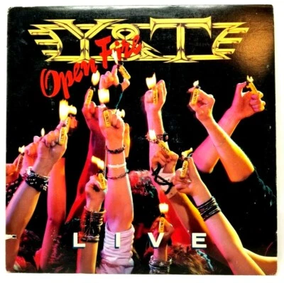 Y&T Open Fire Live LP 12" Vinyl Record 33rpm Album (P1)  - Image 1 of 4