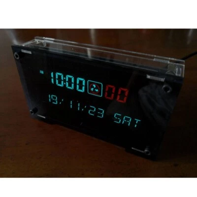 VFD Screen VFD Clock Automatic / Manual Brightness Adjustment 12/24 Hour - Image 1 of 4