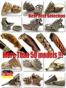 FINGERSCHUTZ Finger Guard Bolster Metal MESSERBAU Zubehör für Messer Knife CooB