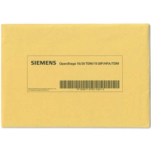 Mitel Unify OpenStage 10/15/30 Beipack