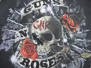 Guns N' Roses GN'R - Licensed Bravado - Men's Small Black T-Shirt - Picture 1 of 6