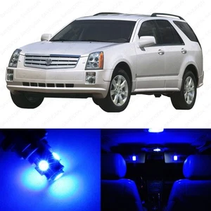 Paquete de 14 luces interiores LED azules para Cadillac SRX 2004-2009 + HERRAMIENTA DE PALANCA - Imagen 1 de 7