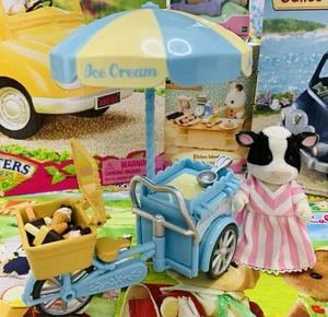 Sylvanian Families Calico Critters Original Rare & Retired ELSIES ICE CREAM - Picture 1 of 8
